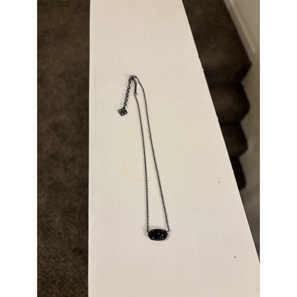 Kendra Scott Elisa Black Necklace
